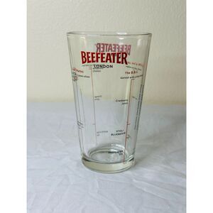 Beefeaters London Recipe Pint Glass